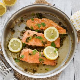 Salmon Piccata