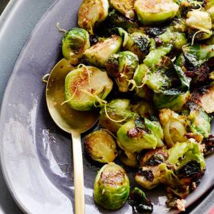 Sautéed Lemony Brussels Sprouts