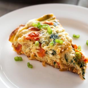 Spinach & Tomato Frittata