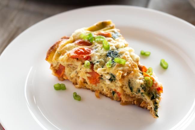 Spinach & Tomato Frittata